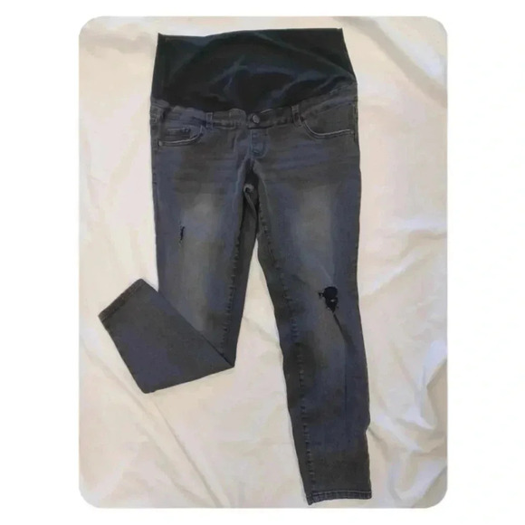 Paisley Sky Maternity Over The Belly Skinny Jeans Size Large - Picture 8 of 13